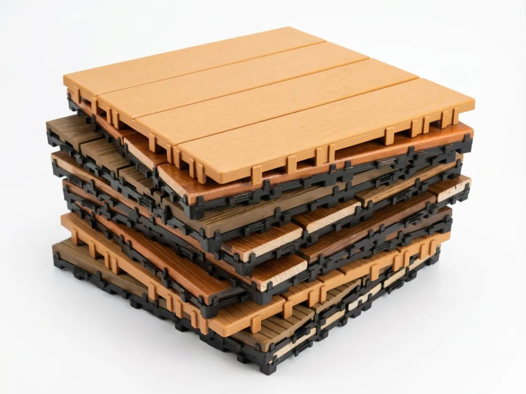 structa deck plastic decking board material sample