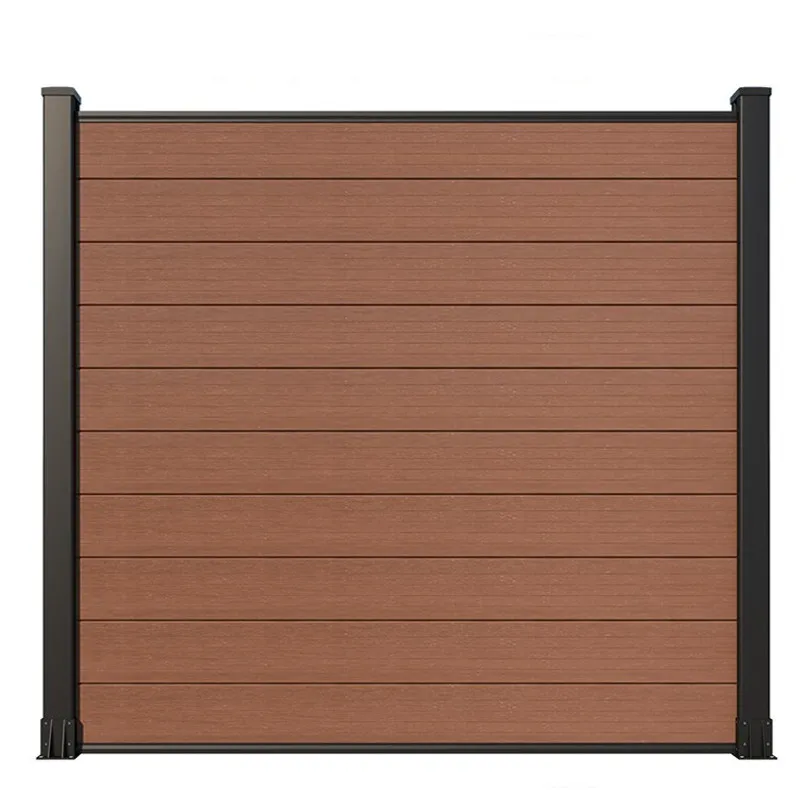 structa deck premium aluminum post wpc fence