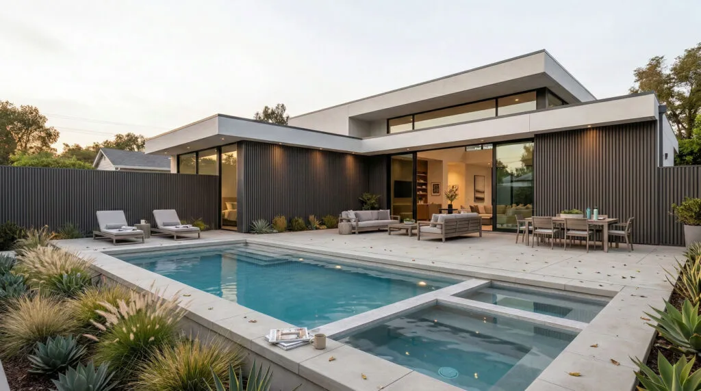 Weather Resistant Exterior WPC Wall Cladding, Composite Wall Panel for Modern Villa Backyard