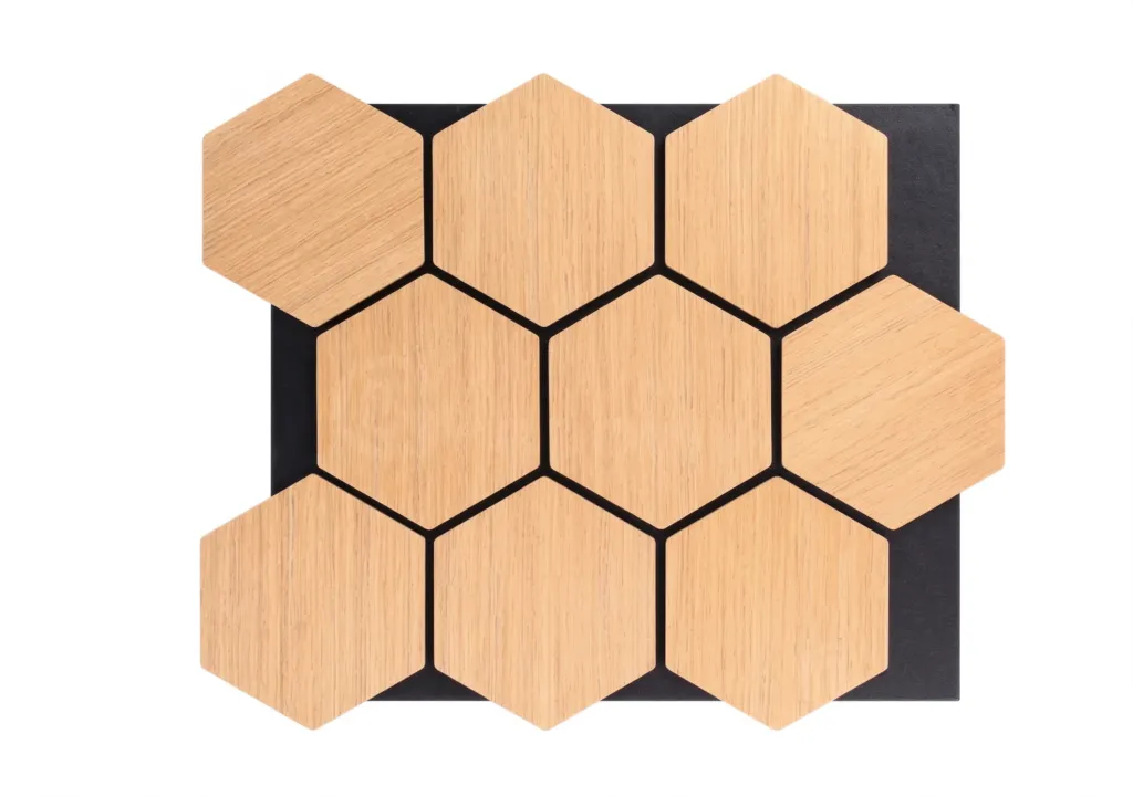 hexagon 3d acoustic wall panel