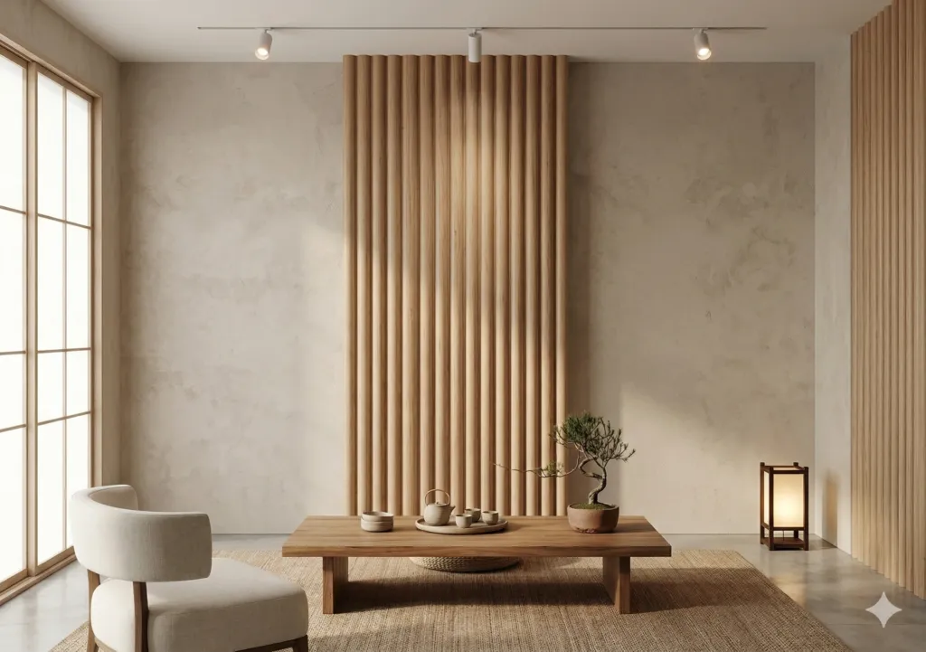 slatted wpc cladding minimalist wall high end design